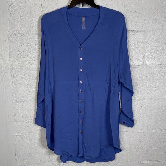 Raisins Other - Raisins Juniors' Belize Beach Cover-up Tunic Top - Blue large